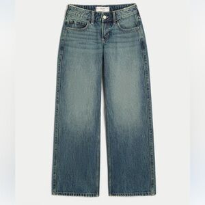 Hollister low-rise baggy denim
